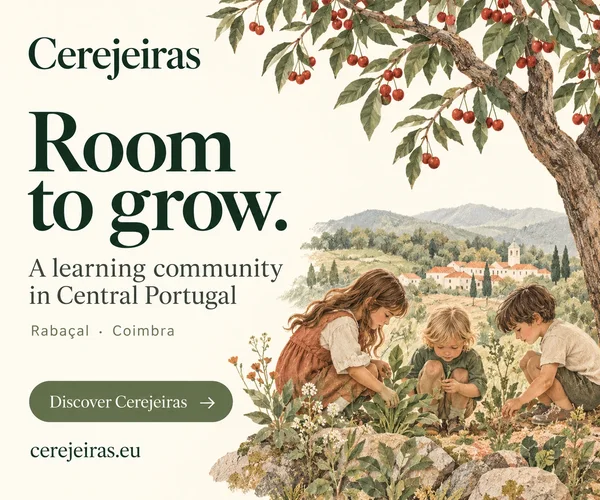 Cerejeiras: Room to grow. A learning community in Central Portugal, Rabaçal, Coimbra. Discover Cerejeiras at cerejeiras.eu